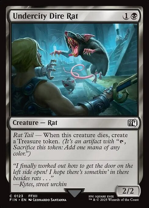 Undercity Dire Rat ~ Final Fantasy [ NM ] [ Magic MTG ] - London Magic Traders Ltd