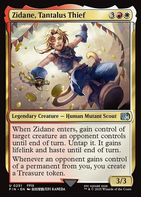 Zidane, Tantalus Thief ~ Final Fantasy [ NM ] [ Magic MTG ]