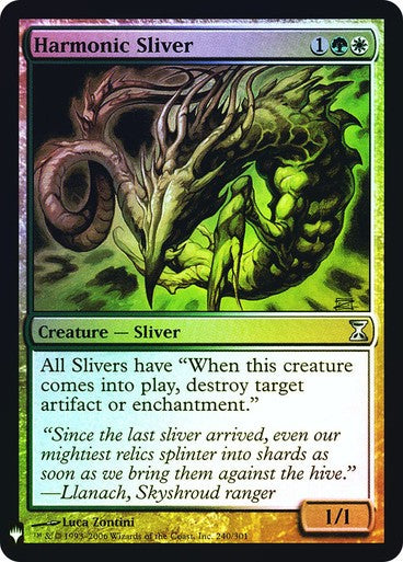 FOIL Harmonic Sliver ~ Mystery Booster [ NearMint ] [ Magic MTG ]