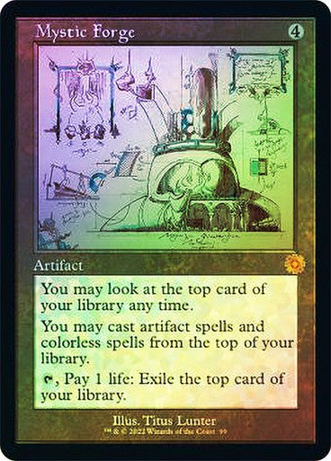 FOIL SCHEMATIC Mystic Forge ~ The Brothers' War [ NearMint ] [ Magic MTG ]