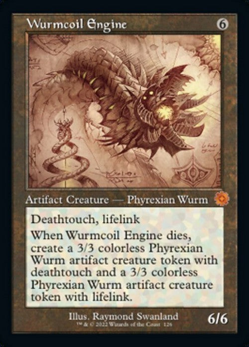 SCHEMATIC Wurmcoil Engine ~ The Brothers' War [ NearMint ] [ Magic MTG ]