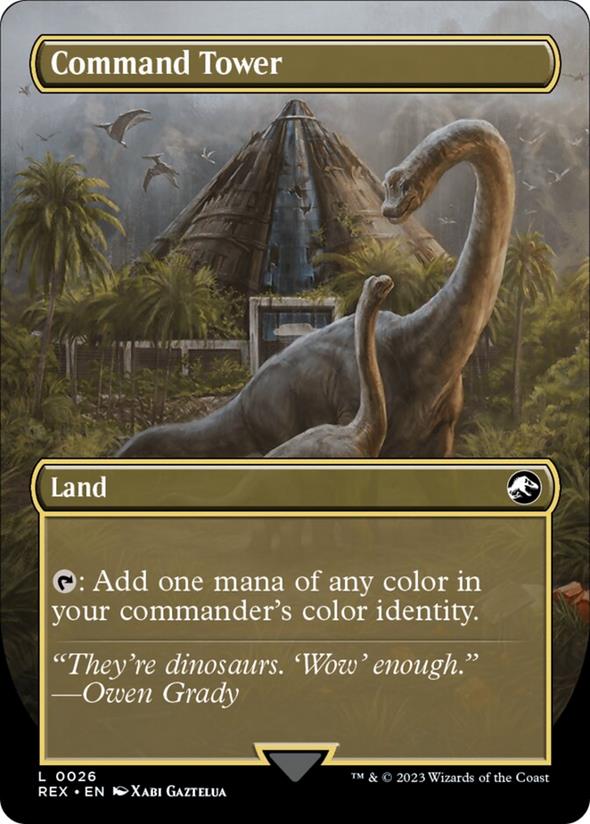 Command Tower ~ Universes Beyond: Jurassic World [ NM ] [ Magic MTG ]