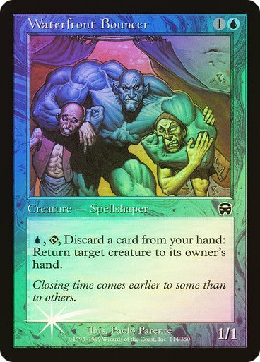 FOIL Waterfront Bouncer ~ Mercadian Masques [ PLAYED ] [ Magic MTG ]