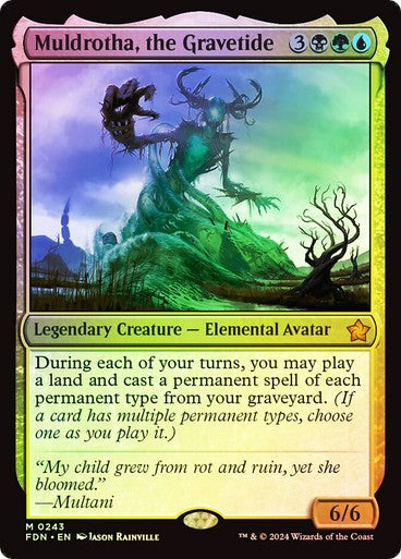 FOIL Muldrotha, the Gravetide ~ Foundations [ NearMint ] [ Magic MTG ]