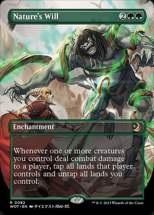 ANIME Nature's Will ~ Wilds of Eldraine: Enchanting Tales [ NM ] [ MTG ]