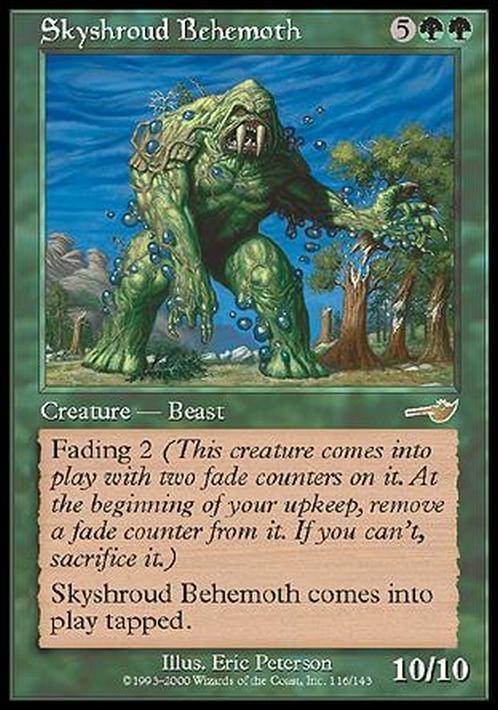 Skyshroud Behemoth ~ Nemesis [ Excellent ] [ Magic MTG ]