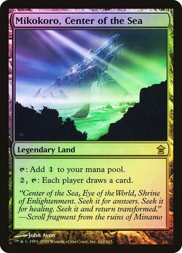 FOIL Mikokoro, Center of the Sea ~ Saviors of Kamigawa [ PLAYED ] [ Magic MTG ]