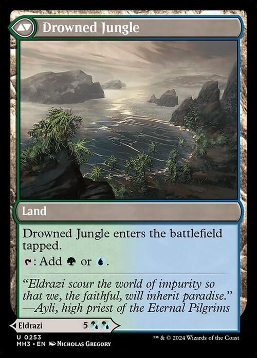 Drowner of Truth / Drowned Jungle ~ Modern Horizons 3 [ NearMint ] [ Magic MTG ]