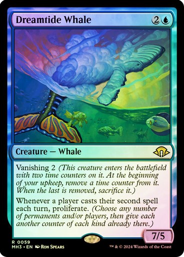 FOIL Dreamtide Whale ~ Modern Horizons 3 [ NearMint ] [ Magic MTG ]