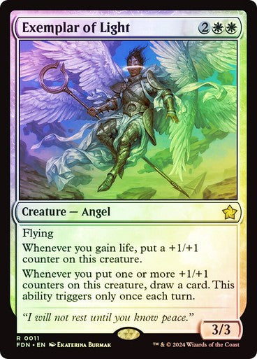 FOIL Exemplar of Light ~ Foundations [ NearMint ] [ Magic MTG ] - London Magic Traders Ltd