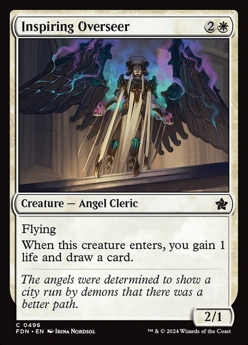 Inspiring Overseer ~ Foundations [ NearMint ] [ Magic MTG ]