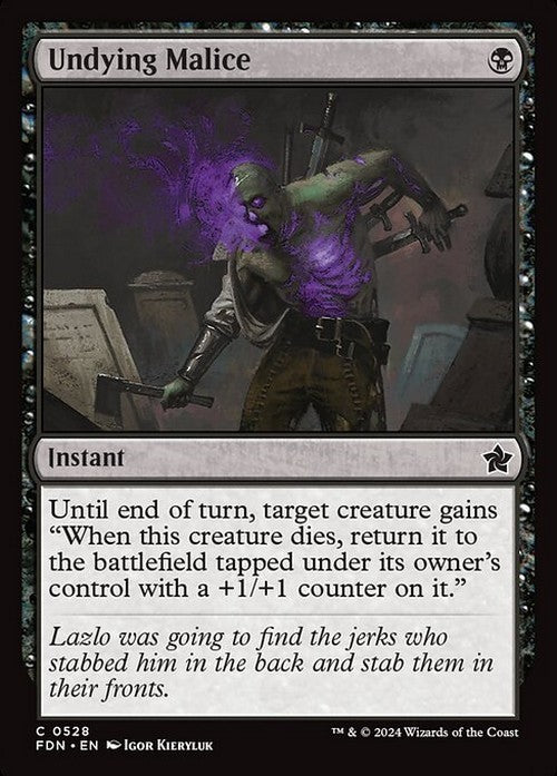 Undying Malice ~ Foundations [ NearMint ] [ Magic MTG ]
