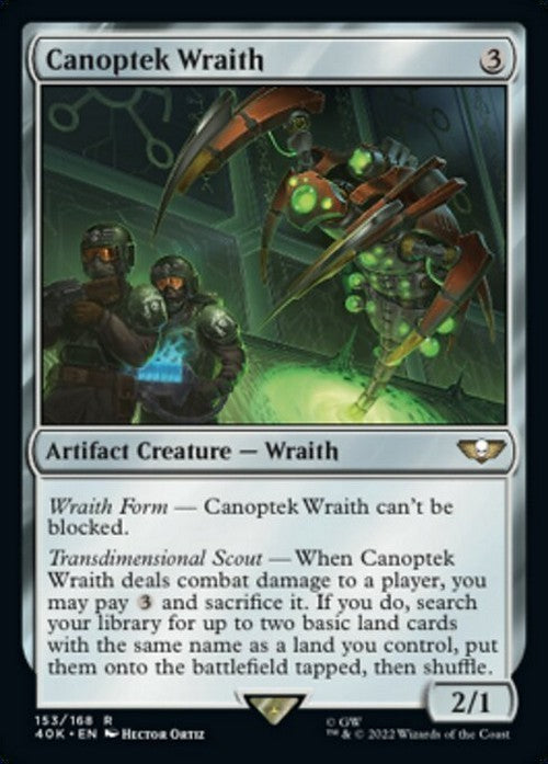 Canoptek Wraith ~ Commander: Warhammer 40,000 [ NearMint ] [ Magic MTG ]