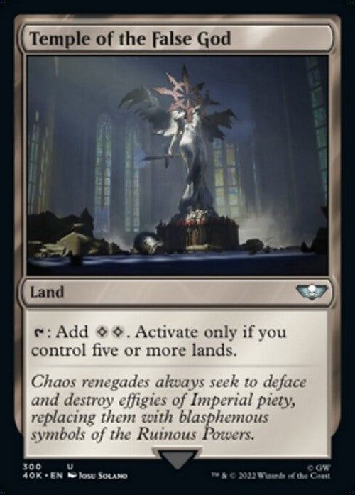 Temple of the False God ~ Commander: Warhammer 40,000 [ NearMint ] [ Magic MTG ]