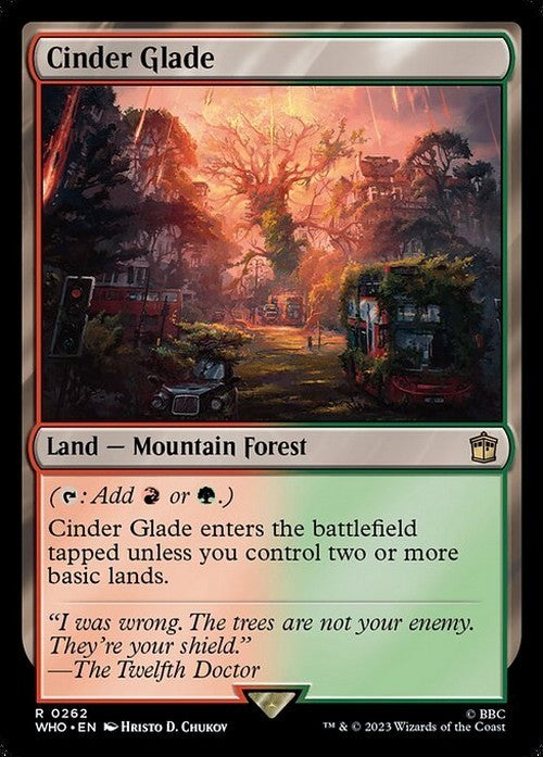 Cinder Glade ~ Commander: Doctor Who [ NearMint ] [ Magic MTG ]