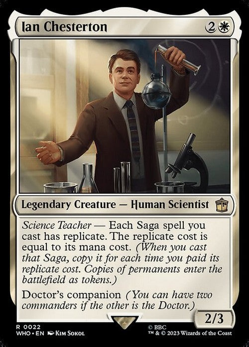 Ian Chesterton ~ Commander: Doctor Who [ NearMint ] [ Magic MTG ]