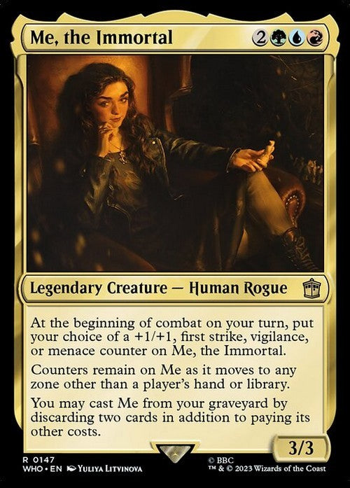 Me, the Immortal ~ Commander: Doctor Who [ NearMint ] [ Magic MTG ]