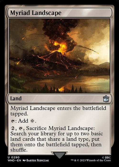 Myriad Landscape ~ Commander: Doctor Who [ NearMint ] [ Magic MTG ]
