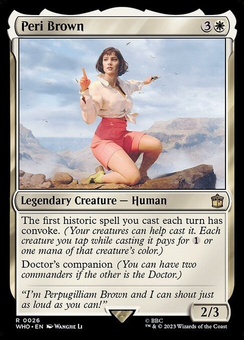 Peri Brown ~ Commander: Doctor Who [ NearMint ] [ Magic MTG ] - London Magic Traders Ltd