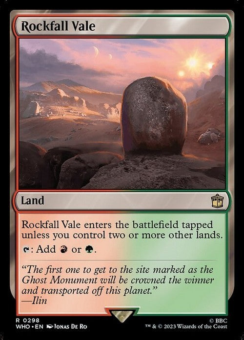 Rockfall Vale ~ Commander: Doctor Who [ NearMint ] [ Magic MTG ]