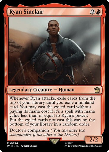 Ryan Sinclair ~ Commander: Doctor Who [ NearMint ] [ Magic MTG ]