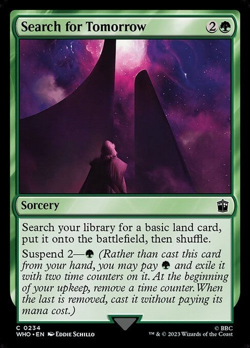 Search for Tomorrow ~ Commander: Doctor Who [ NearMint ] [ Magic MTG ]