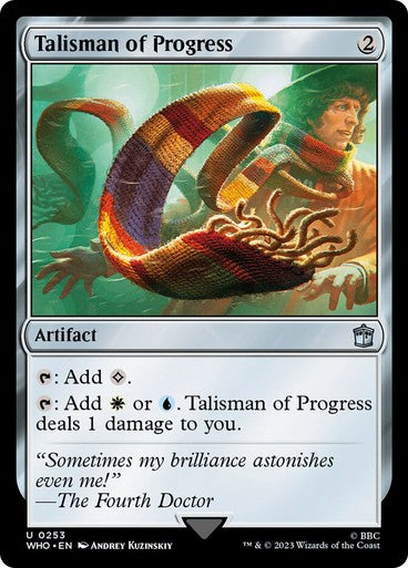 Talisman of Progress ~ Commander: Doctor Who [ NearMint ] [ Magic MTG ]