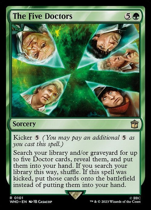 The Five Doctors ~ Commander: Doctor Who [ NearMint ] [ Magic MTG ]