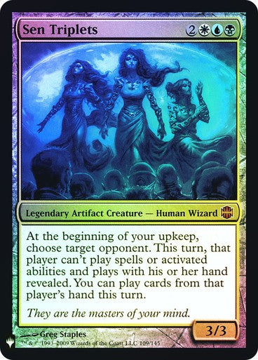 FOIL Sen Triplets ~ Mystery Booster [ NearMint ] [ Magic MTG ] - London Magic Traders Ltd