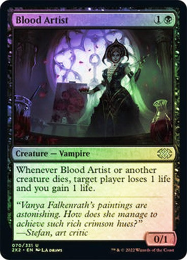 FOIL Blood Artist ~ Double Masters 2022 [ NearMint ] [ Magic MTG ]