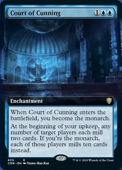 BORDERLESS Court of Cunning ~ Commander Legends 1 [ NearMint ] [ Magic MTG ]