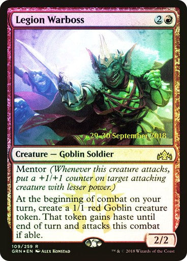 FOIL Legion Warboss ~ Prerelease Guilds of Ravnica [ Excellent ] [ Magic MTG ]