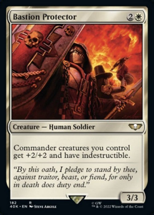 Bastion Protector ~ Commander: Warhammer 40,000 [ NearMint ] [ Magic MTG ]
