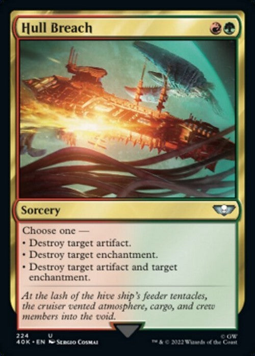 Hull Breach ~ Commander: Warhammer 40,000 [ NearMint ] [ Magic MTG ]