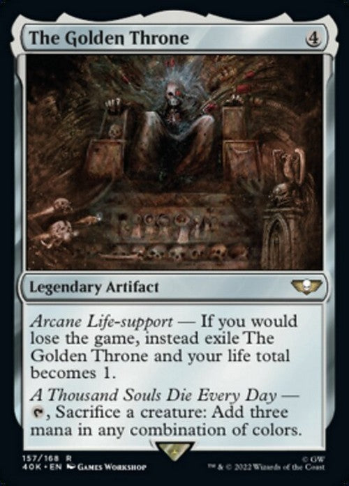 The Golden Throne ~ Commander: Warhammer 40,000 [ NearMint ] [ Magic MTG ] - London Magic Traders Ltd