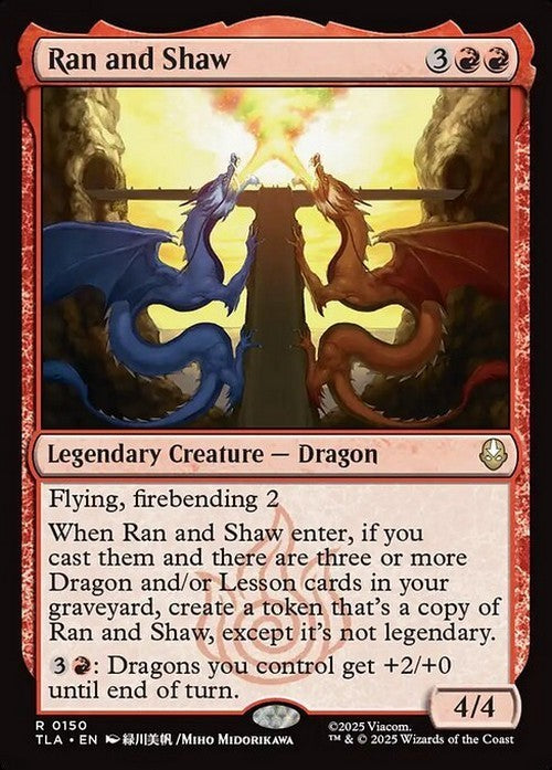 Ran and Shaw ~ Avatar: The Last Airbender [ NearMint ] [ Magic MTG ]