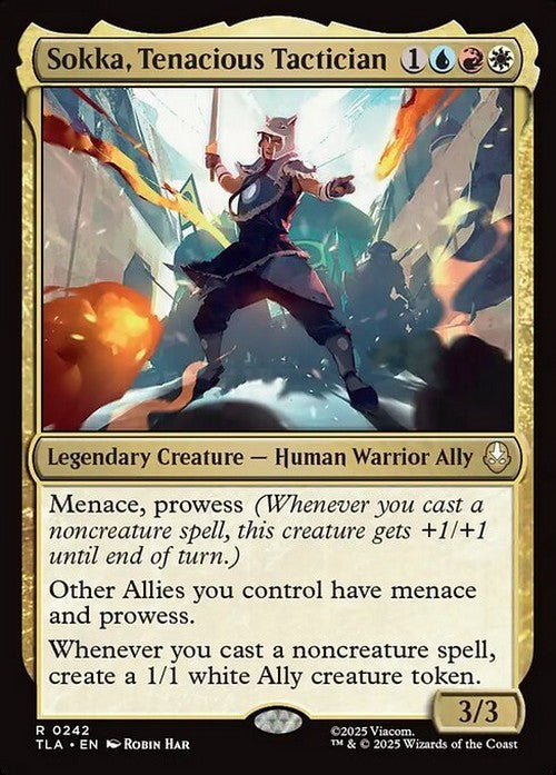 Sokka, Tenacious Tactician ~ Avatar: The Last Airbender [ NM ] [ Magic MTG ]