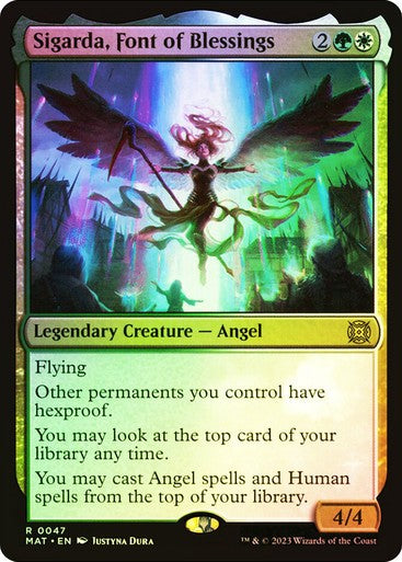FOIL Sigarda, Font of Blessings ~ March of the Machine: Aftermath [ NM ] [ MTG ]