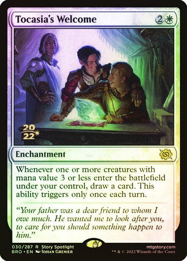 FOIL Tocasia's Welcome ~ Prerelease The Brothers' War [ NearMint ] [ Magic MTG ]