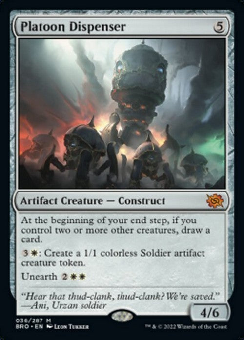 Platoon Dispenser ~ The Brothers' War [ NearMint ] [ Magic MTG ]