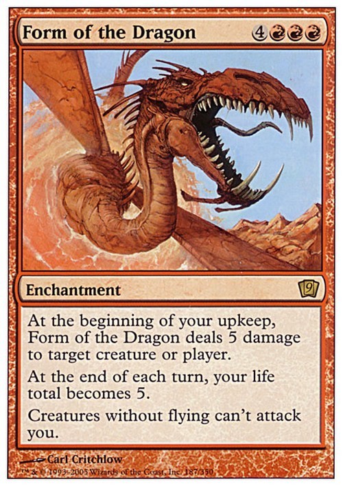 Form of the Dragon ~ Ninth Edition [ Excellent ] [ Magic MTG ]