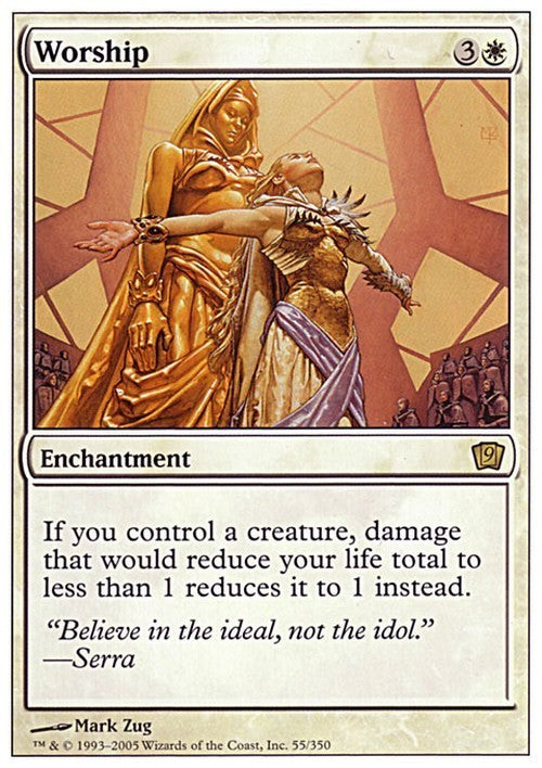 Worship ~ Ninth Edition [ Excellent ] [ Magic MTG ]