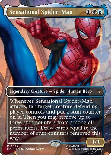 Choose your BORDERLESS / Extended ~ Spider-Man [ NearMint ] [ Magic MTG ] - London Magic Traders Ltd