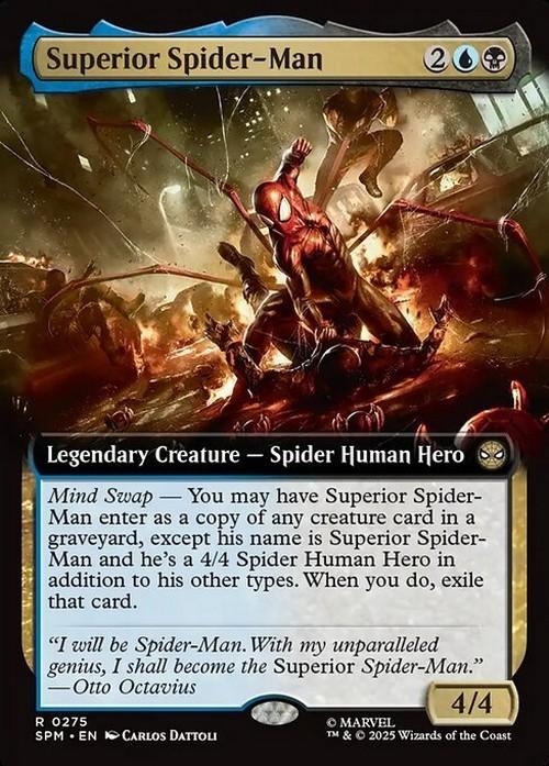 Choose your BORDERLESS / Extended ~ Spider-Man [ NearMint ] [ Magic MTG ] - London Magic Traders Ltd