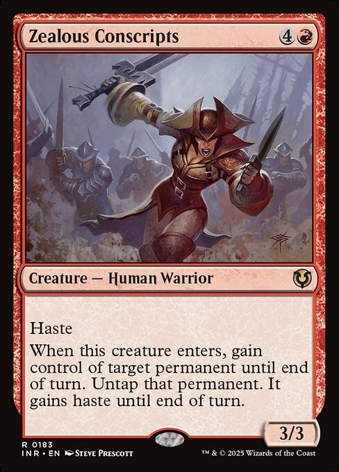 Zealous Conscripts ~ Innistrad Remastered [ NearMint ] [ Magic MTG ]