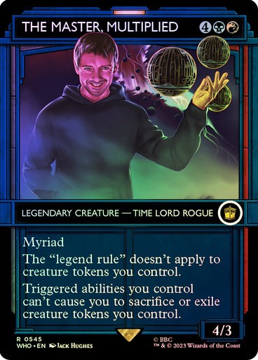 FOIL SHOWCASE The Master, Multiplied ~ Commander: Doctor Who [ NM ] [ MTG ] - London Magic Traders Ltd