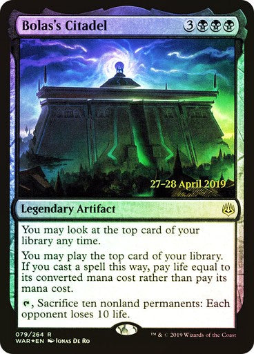 FOIL Bolas's Citadel ~ Prerelease War of the Spark [ NearMint ] [ Magic MTG ]