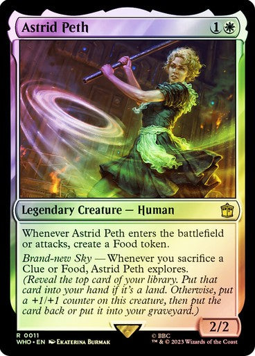 FOIL Astrid Peth ~ Commander: Doctor Who [ NearMint ] [ Magic MTG ]