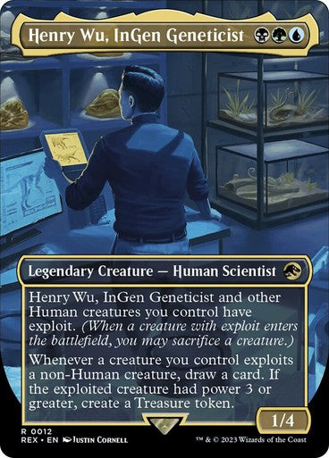 Henry Wu, InGen Geneticist ~ Universes Beyond: Jurassic World [ NM ] [ MTG ]