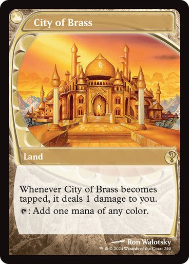 City of Brass ~ Mystery Booster 2 [ Excellent ] [ Magic MTG ] - London Magic Traders Ltd